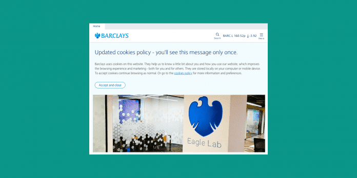 Barclays online home banking