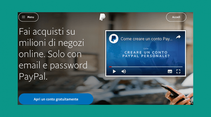 Conto PayPal: conto pay pall