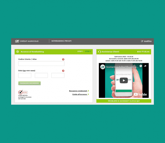 Credit agricole nowbanking privati