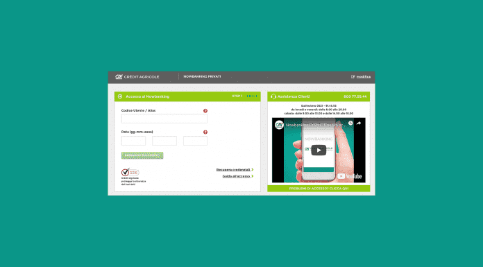 Credit agricole nowbanking privati