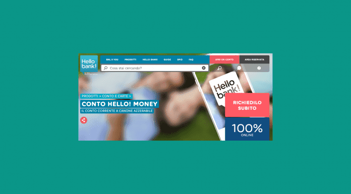 Hello Money: Funzionalità e Costi del Conto di Hello Bank! CONTO HELLO MONEY